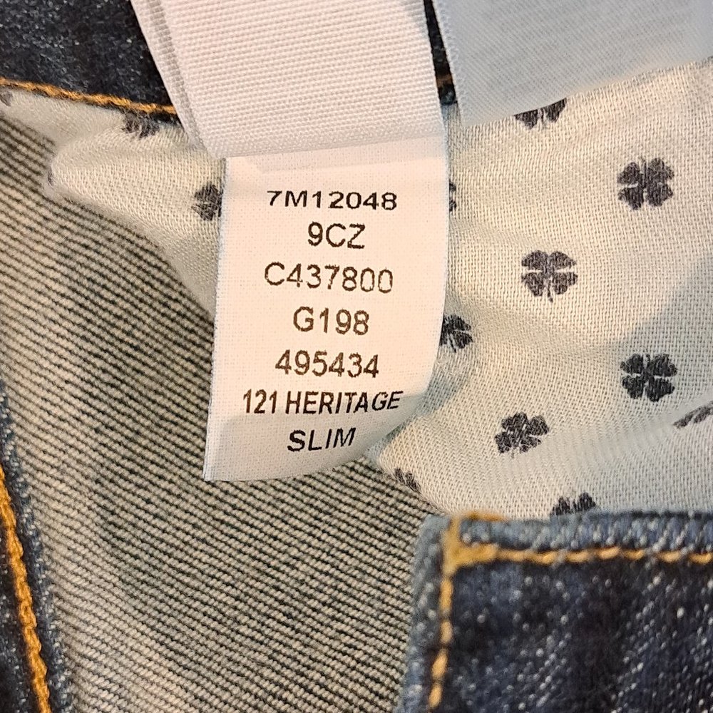 Lucky Brand 121 Heritage Slim Fit men's 29x30 jeans - Picture 13 of 16